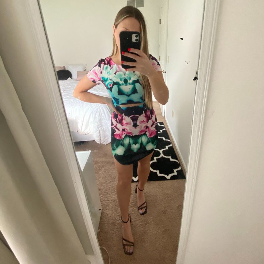 Multicolor Tigermist Minidress